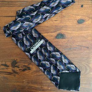 Vintage Como Collezione Paisley 100% Silk Necktie